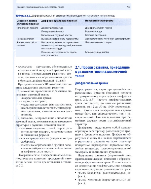 Ультразвуковая диагностика врожденных пороков развития плода