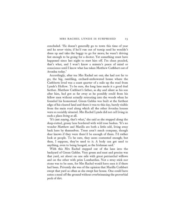 Anne of Green Gables & Anne of Avonlea