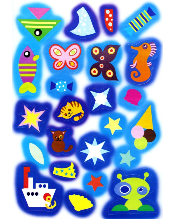 Кто живет в воде (+ многоразовые наклейки)