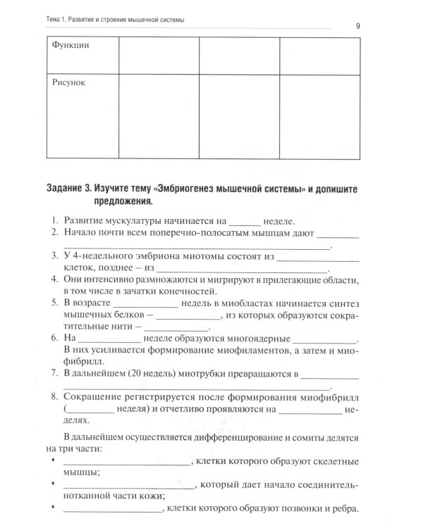 Анатомия человека: Опорно-двигательный аппарат: Ч. 3. Миология. Тетрадь-практикум