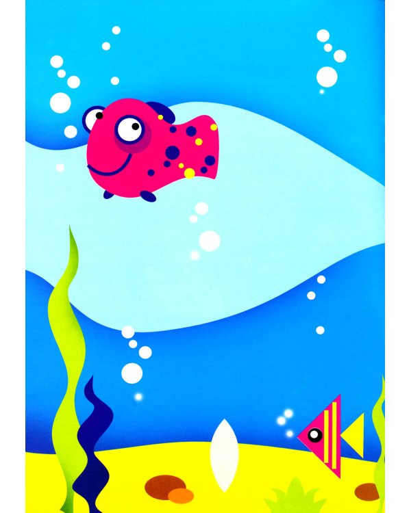 Кто живет в воде (+ многоразовые наклейки)