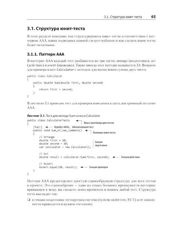 Принципы юнит-тестирования