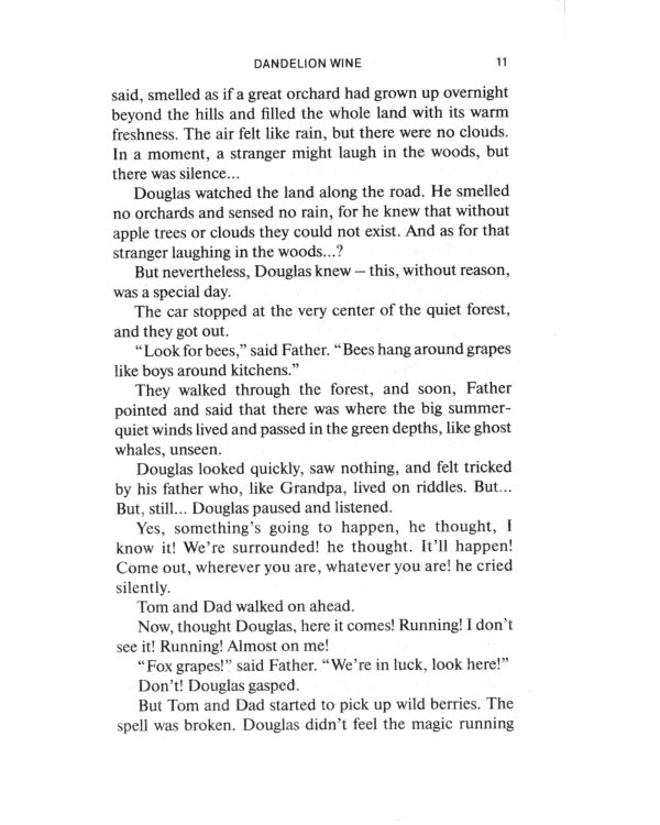 Dandelion Wine = Вино из одуванчиков: книга для чтения на англ.яз. Уровень В1