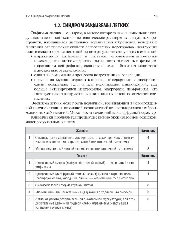Основные синдромы внутренних болезней: учебное пособие