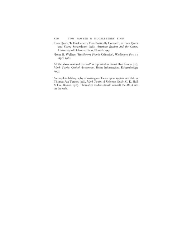 Tom Sawyer & Huckleberry Finn