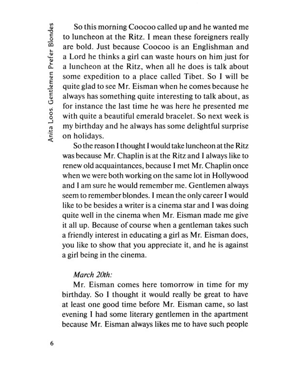 Gentlemen Prefer Blondes = Джентльмены предпочитают блондинок: книга для чтения на англ.яз. Уровень В1