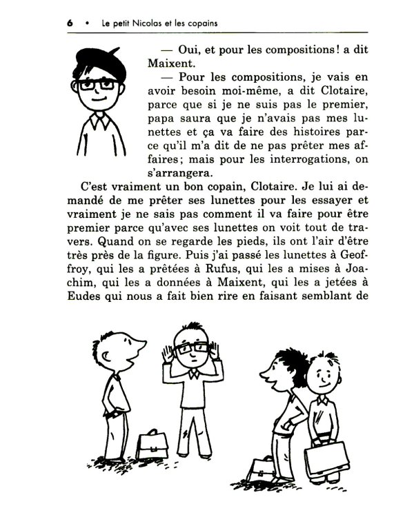 Маленький Николя = Le petit Nicolas: книга для чтения на французском языке