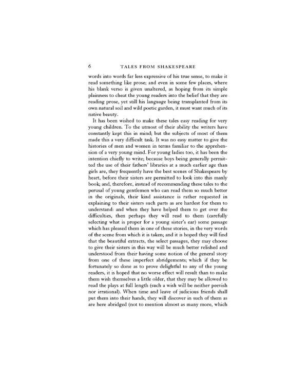 Tales from Shakespeare