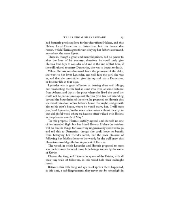 Tales from Shakespeare