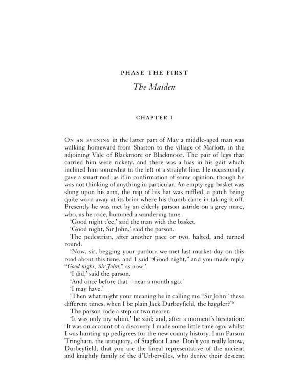 Tess of the d’Urbervilles