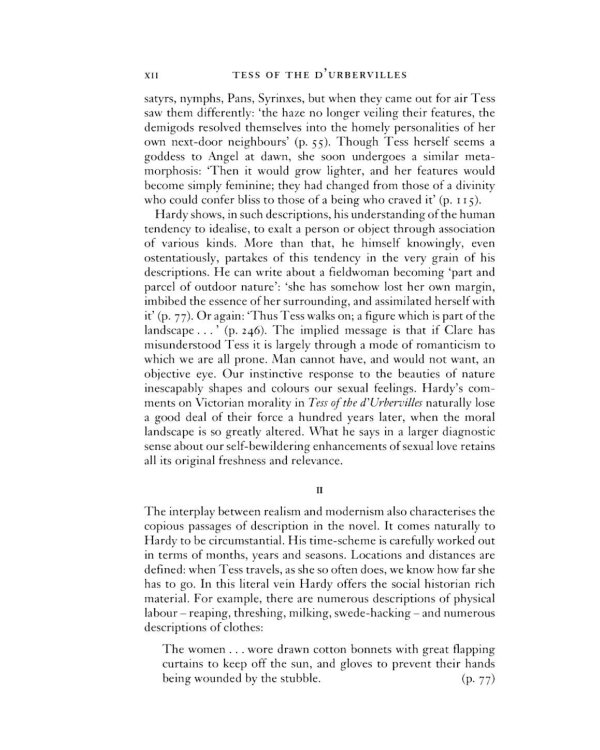 Tess of the d’Urbervilles