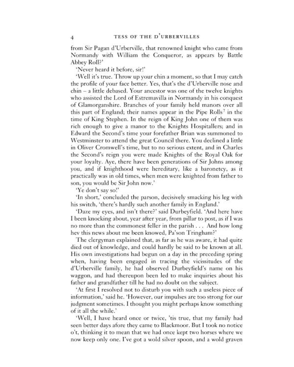 Tess of the d’Urbervilles