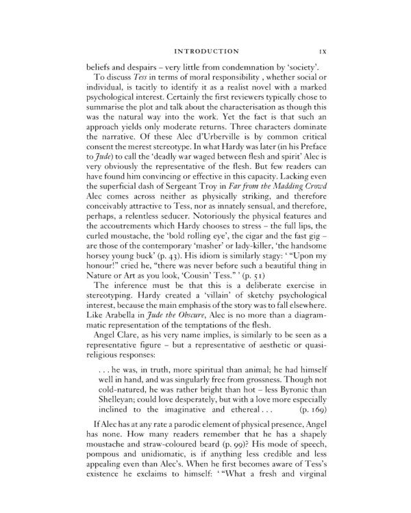 Tess of the d’Urbervilles