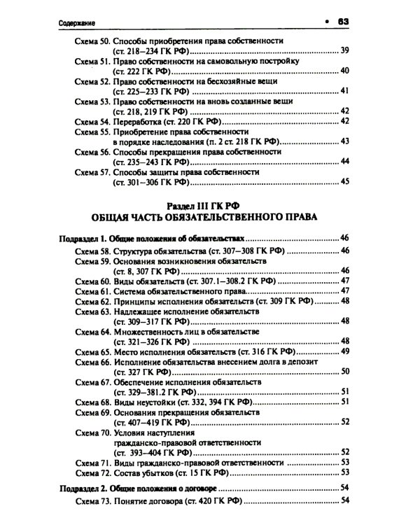 ГК РФ в схемах (часть первая): Учебное пособие