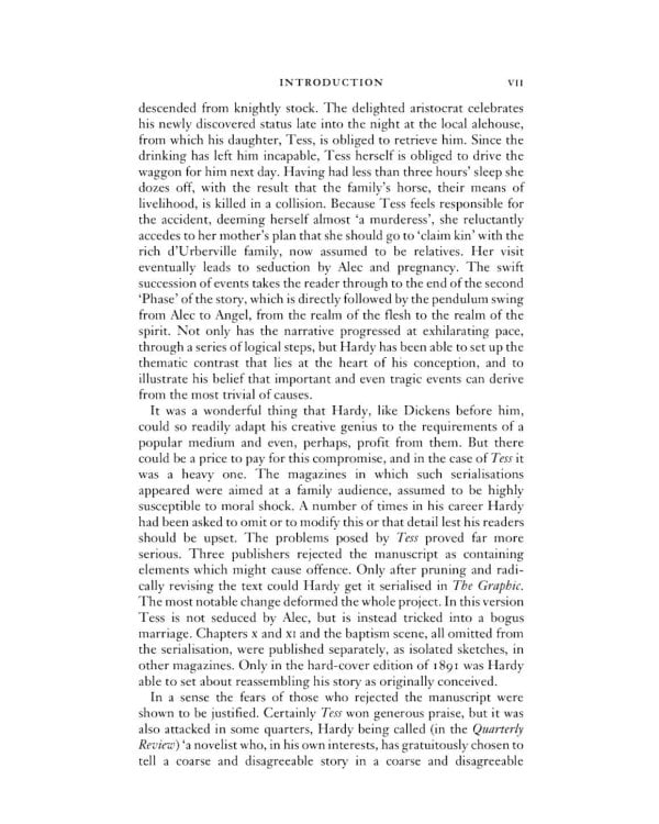 Tess of the d’Urbervilles