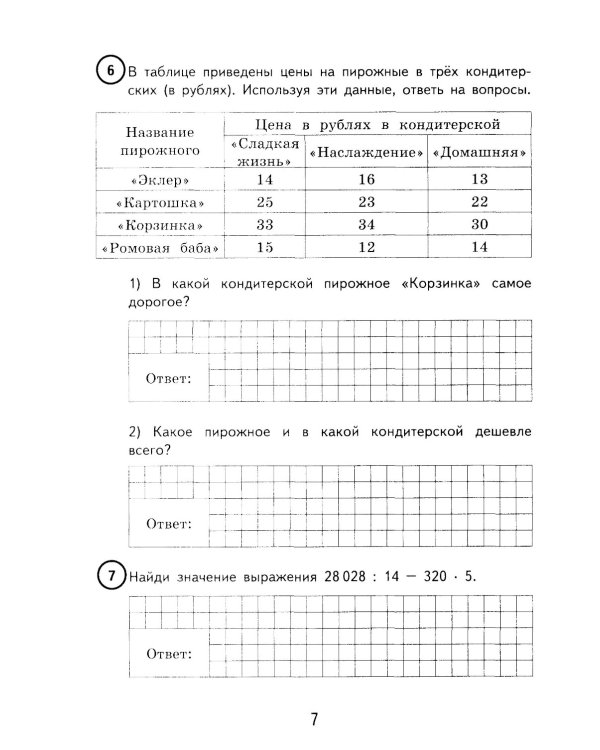 Математика. 4 кл. Всероссийская проверочная работа. 15 вариантов. Типовые задания
