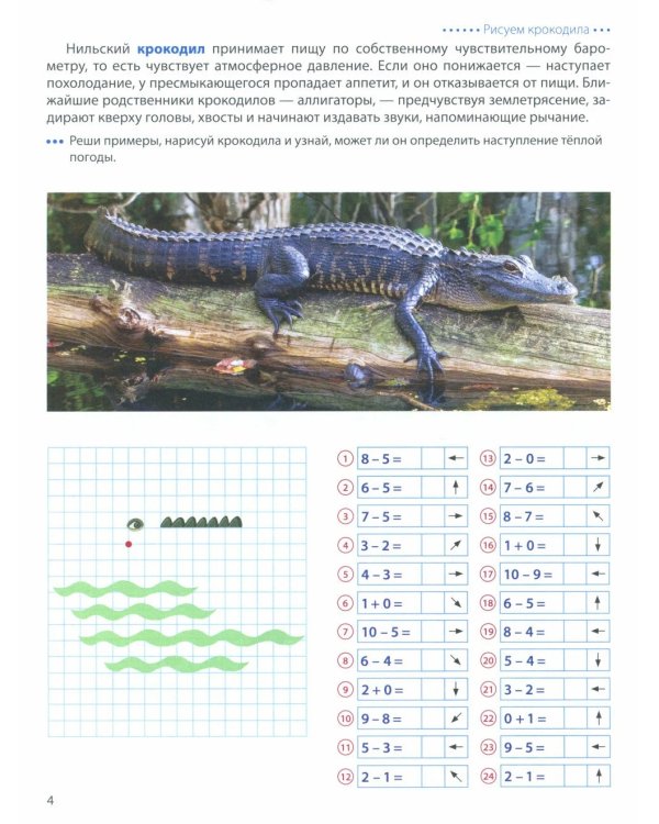 Шагаем по клеточкам. Графические диктанты с математическими примерами для детей 6-7 лет (Комплект из 2-х книг)
