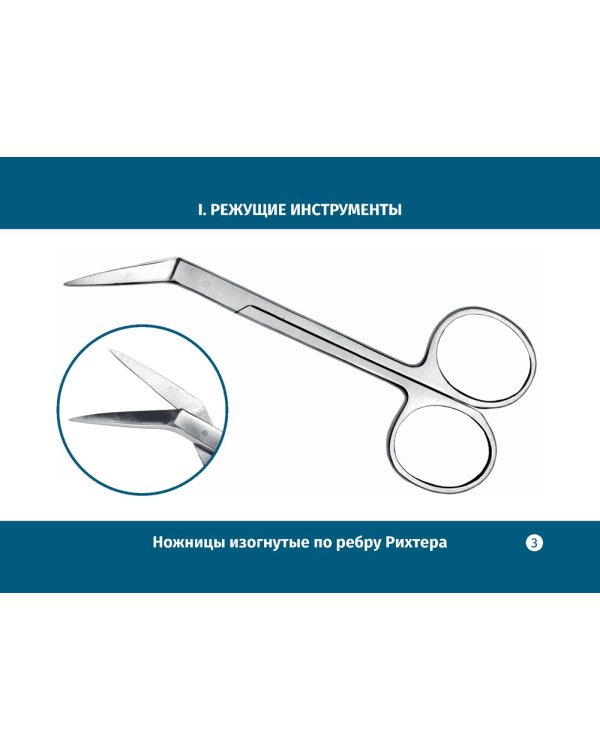 Хирургический инструментарий (карточки + кольцо для стяжки карточек)
