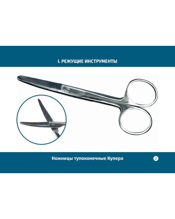 Хирургический инструментарий (карточки + кольцо для стяжки карточек)
