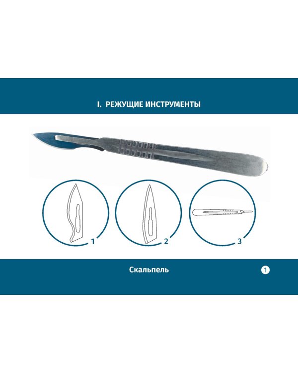 Хирургический инструментарий (карточки + кольцо для стяжки карточек)