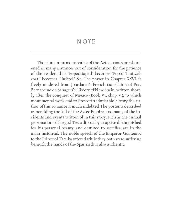 Montezuma’s Daughter