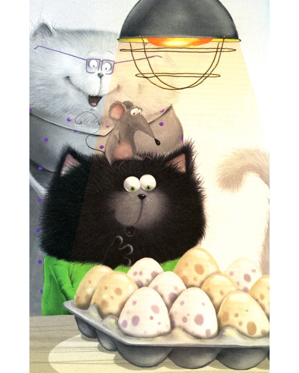 Котенок Шмяк и шустрые цыплята