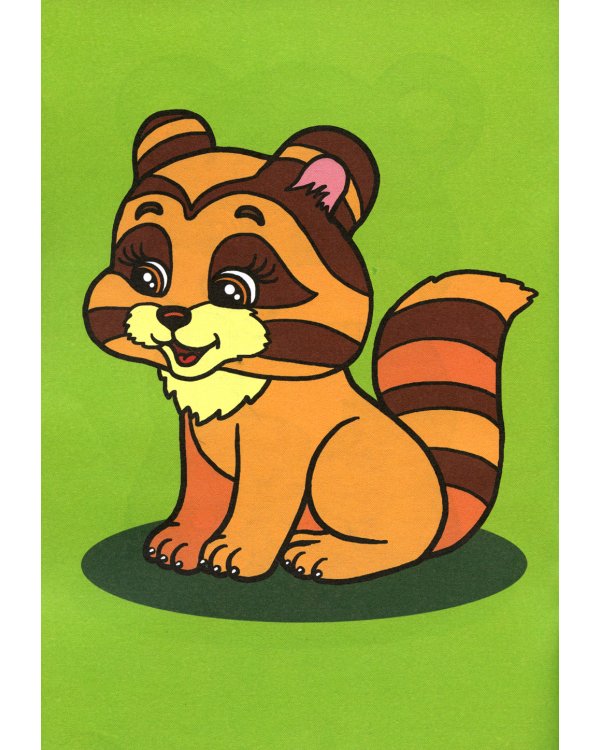 Узнай и раскрась. Слоненок