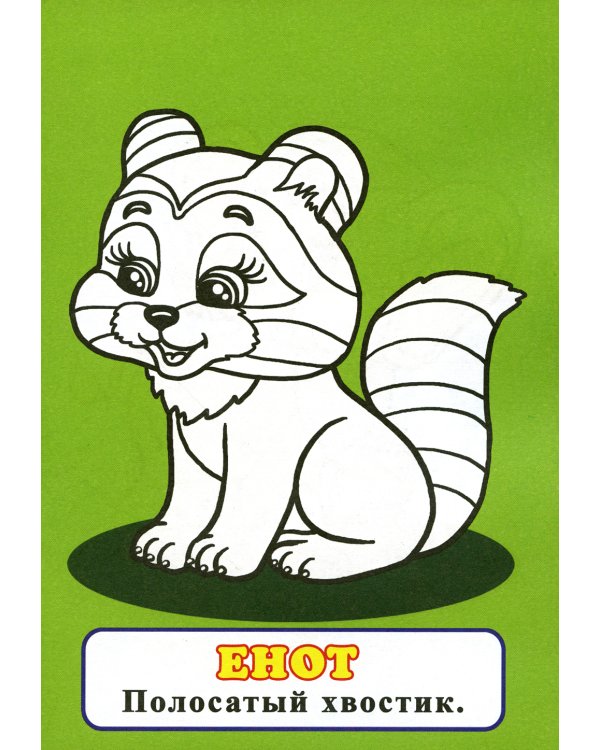 Узнай и раскрась. Слоненок