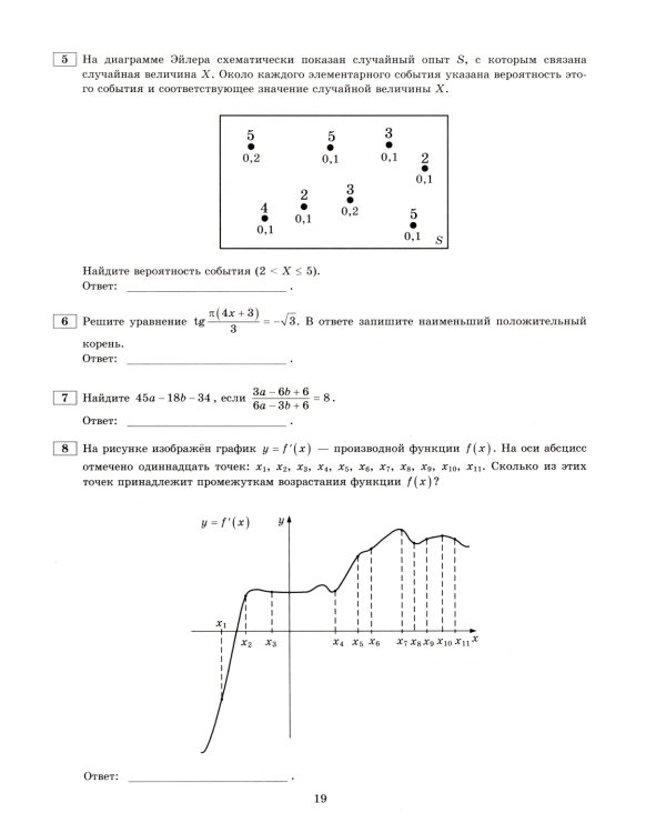 Егэ 2025. Математика. Профильный уровень. 50 вариантов. Типовые варианты экзаменационных заданий