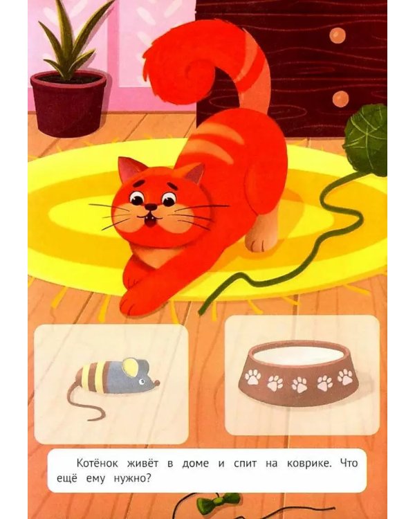 Любимые питомцы: книжка с наклейками