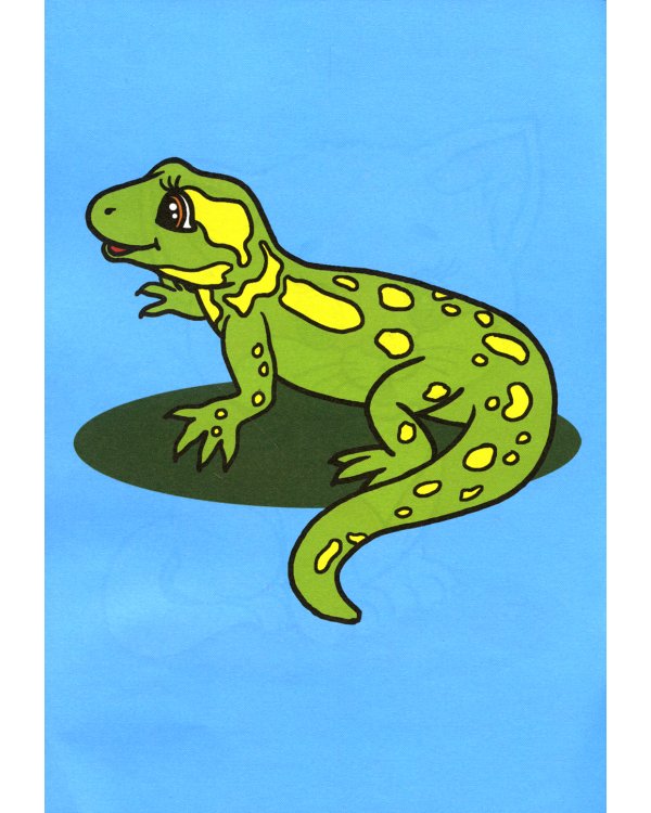 Узнай и раскрась. Щенок