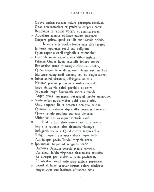 О природе вещей: Билингва латинско-русский