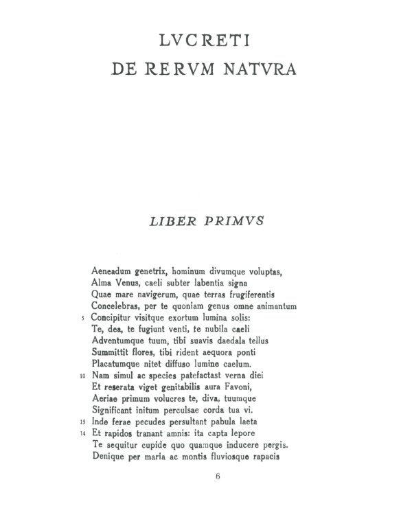 О природе вещей: Билингва латинско-русский