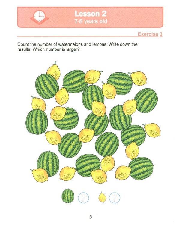 Занимательная математика для детей 7-8 лет (Fun mathematics for children ages 7–8 years old) кн.на англ.яз