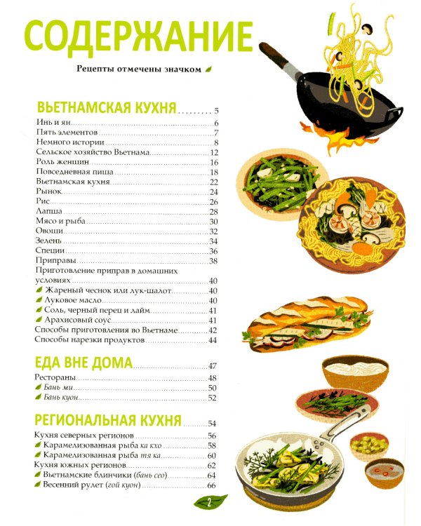 Вьетнамская кухня в иллюстрациях 