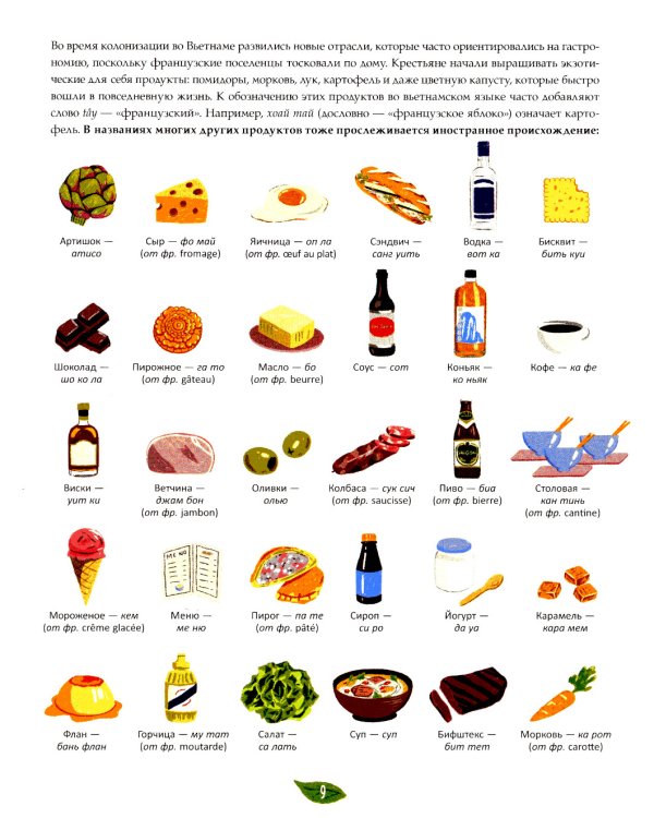 Вьетнамская кухня в иллюстрациях 