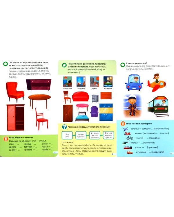 Развитие речи. Ч. 2 (21 карточка + инструкция)