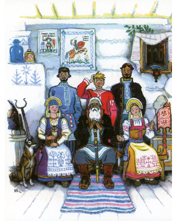 Иван-царевич и серый волк. Русские народные сказки