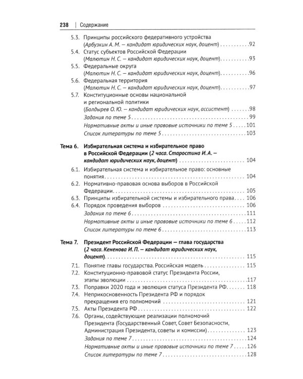Конституционное право Российской Федерации: Учебное пособие для подготовки к семинарским занятиям