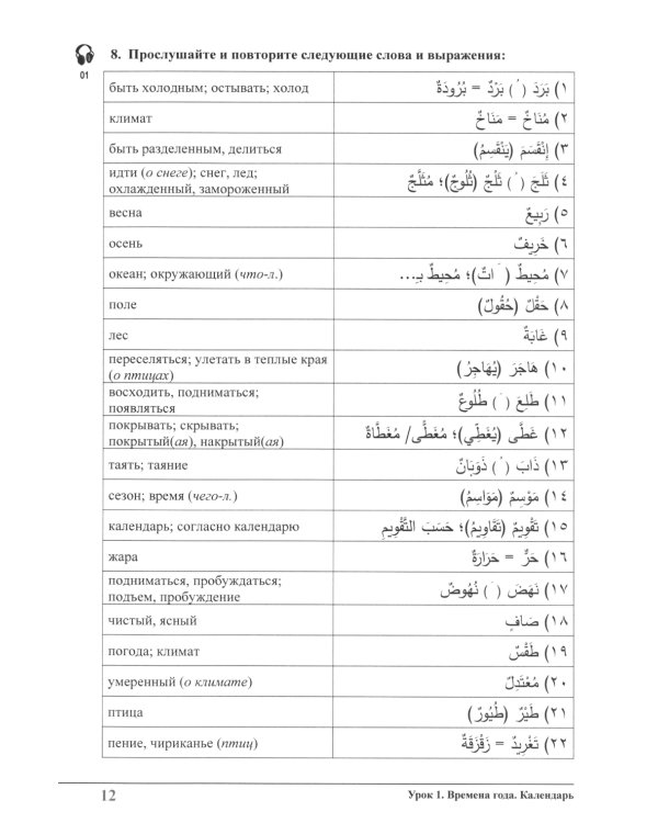Изучай вместе с нами (Слушай, читай и пиши!): учебник по арабскому языку (нормативный и продвинутый уровни). В 4 ч. Ч. 3