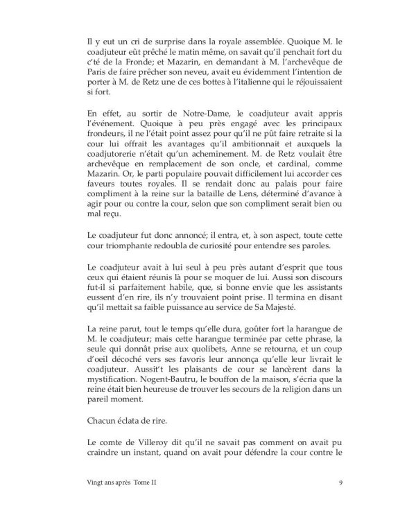 Vingt Ans Apres. Tome 2