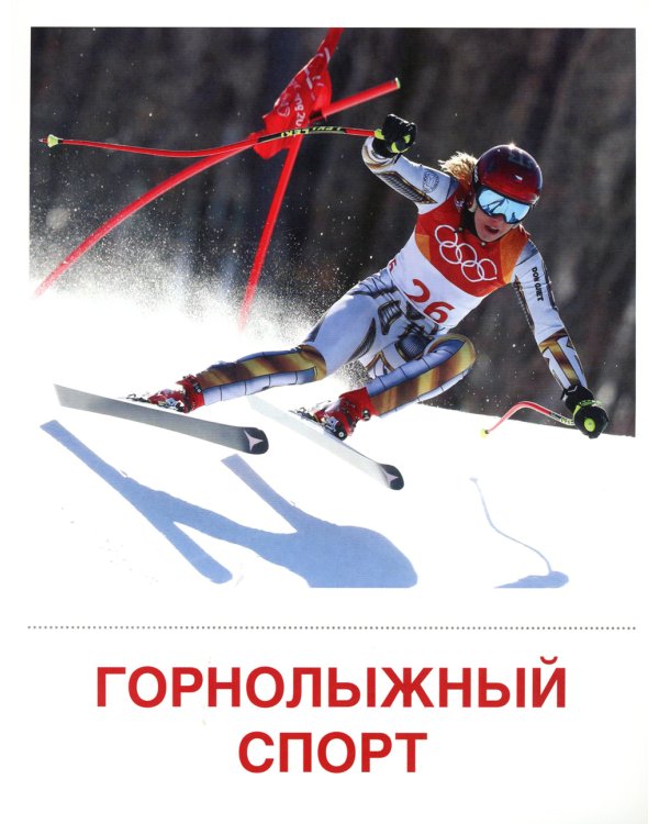 Демонстрационные картинки. Зимние виды спорта: 16 демонстрационных картинок с текстом