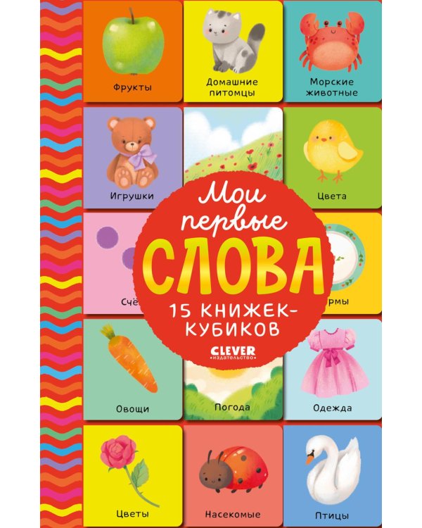Мои первые слова. 15 книжек-кубиков. Развитие речи