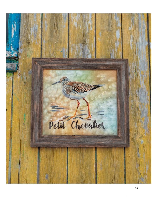 Французская вышивка крестом. Все оттенки океана Изабель Вотье: 20 крупных схем (розовая)