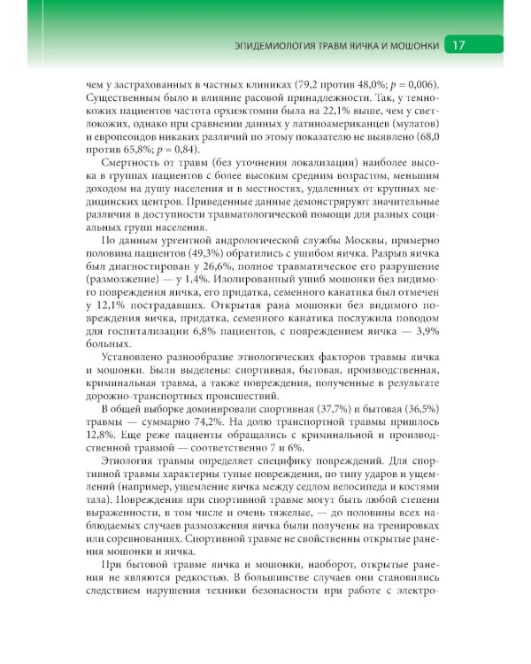 Травмы органов мошонки. Иллюстрированное руководство