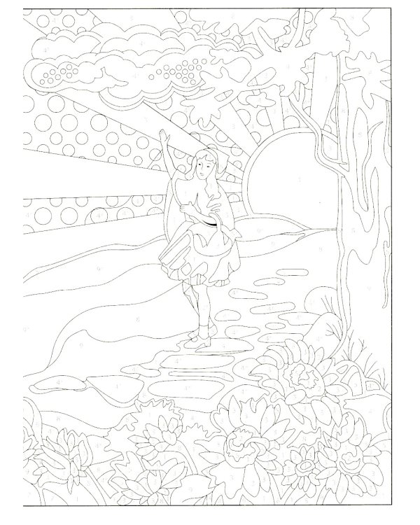 Рисую как великий художник (комплект из 3-х двусторонних раскрасок)