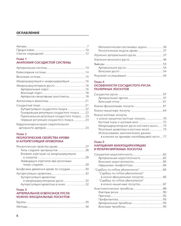 Сосудистые осложнения в реконструктивной микрохирургии