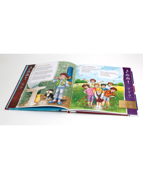 Английские песни для детей: 2 книги для говорящей ручки; Говорящая ручка (память 8Гб + аудиостикеры): Комплект