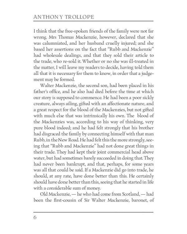 Miss Mackenzie = Мисс Макензи