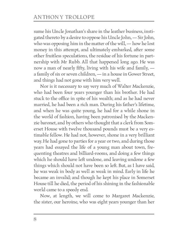 Miss Mackenzie = Мисс Макензи